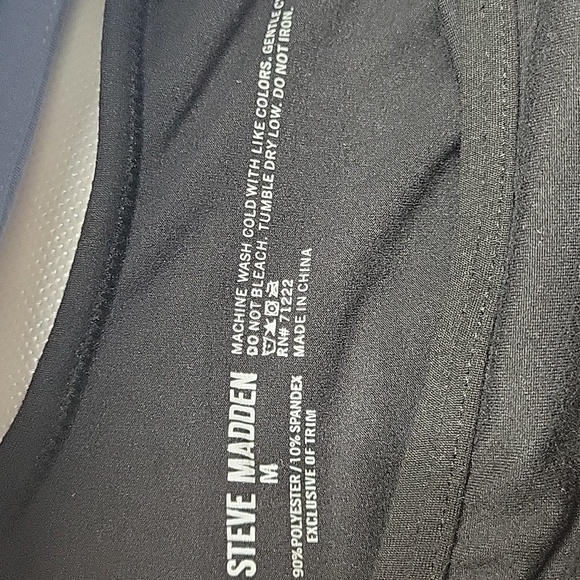 Steve Madden Women's Blue and Black Sports Bras - Picture 6 of 6